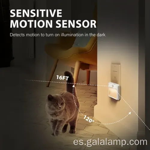 Sensor de movimiento ultra brillante Escalera de la pared de la pared de la pared